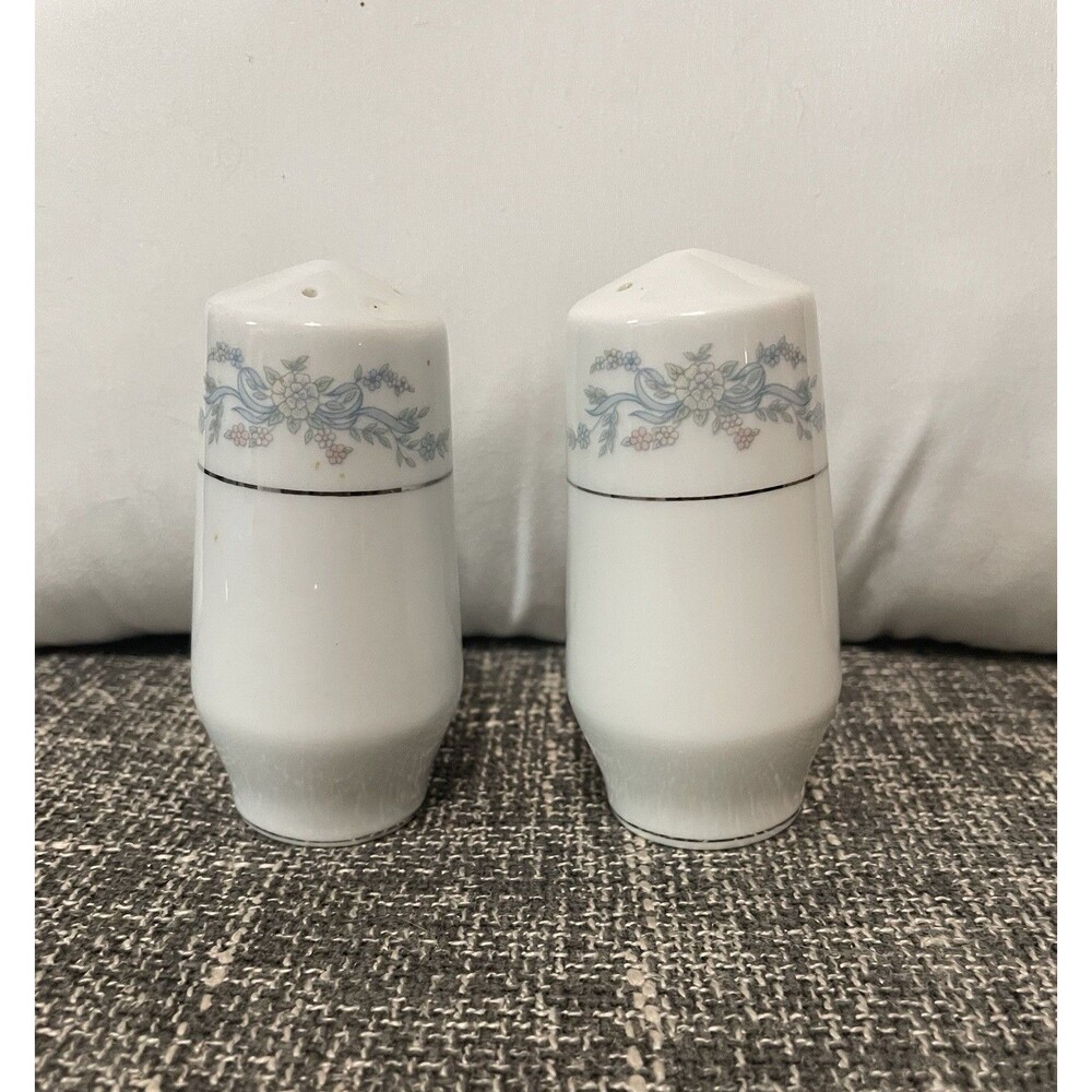 Somerset by NL Excel Salt & Pepper Shakers China Blue Swag